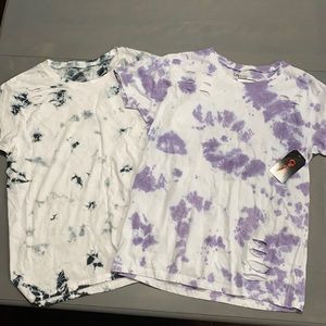 2 Tie dye T-shirts Brand new with tags!🌈